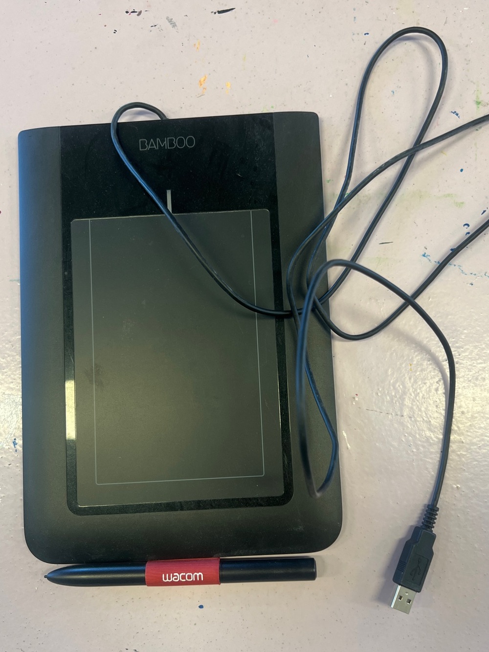 Wacom drawing tablet